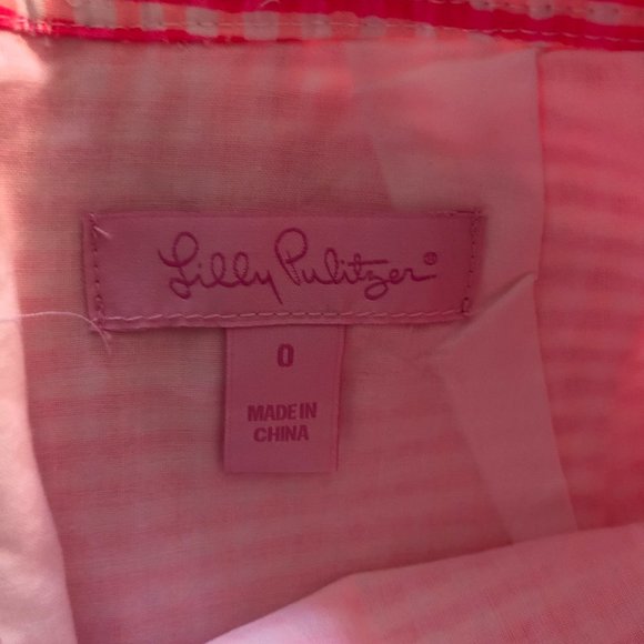 Lilly Pulitzer Gingham Skirt - Picture 4 of 4